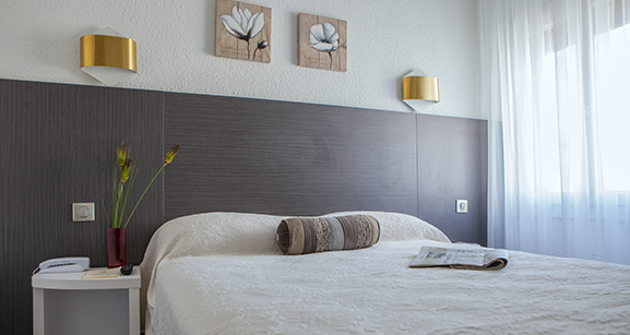 Une chambre de l'hôtel du globe Aix en provence